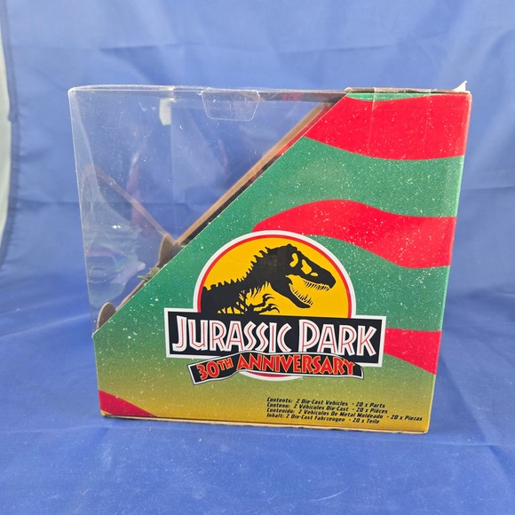 Jada Jurassic Park 30th Anniversary Nano Scene Diecast Vehicles NIB - Picture 2 of 6